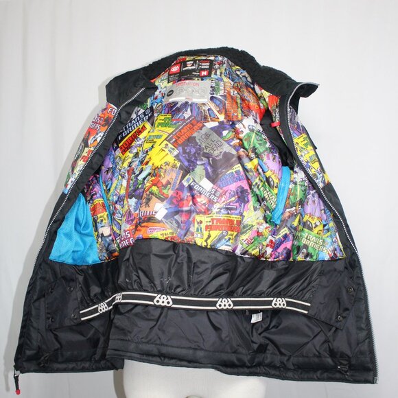 686 Transformers Comic Print Jacket Youth Medium - Picture 8 of 11